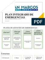 Plane de Integrado de Emergencias