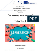 INFO PACK - Be A Leader, Not A Follower