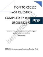 JosephB CSC120 Solution.