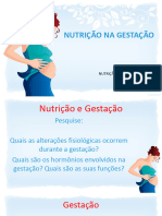 Aula - Nutrição Na Gestação