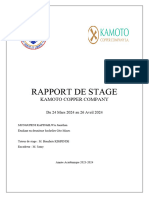 Rapport Stage KCC Jonathan Finis