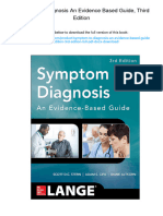 Symptom To Diagnosis An Evidence Based Guide, Third Edition. 3rd Edition. ISBN 0071803440, 978-1259252532