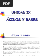 UNIDAD VIII - Ã Cidos y Bases