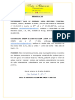 Procuração Declaração de Hipo. e Contrato - Caio