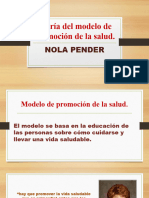 Teoría Del Modelo de Promoción de La Salud