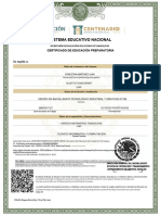 Certificado Cbtis 189