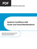 Systemic Conditions Ocular Visual Manifestations