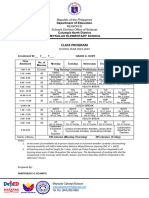 Grade 6 - Ruby Matatag Class Program