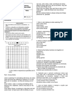 Prova de Ingles 1º Ano 2 Unidade 2023