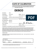 DESCO 19640 Certificated