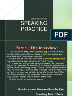 B2 Speaking Practice