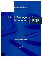 Introduction To Management Accounting