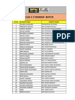 11 C V Raman Batch Shuffling File