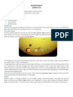 Outer Planets LESSON 3