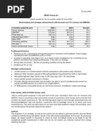 MONY Group - Interim 2024 Results Statement - 22nd July