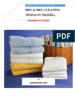 Laundry Dry Cleaning Feasibility Study Nigeria