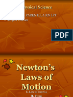 Newtons Laws of Motion