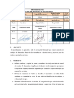 P-PR-01 - Control de Sondajes de Diamantina Rev. 5