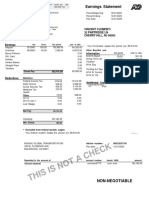 Earnings Statement: Vincent Clementi 32 Partridge LN Cherry Hill, NJ 08003