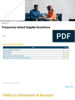 Infosys - Frequently Asked Supplier Questions - FAQ Document