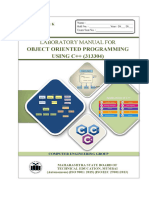 Object Oriented Programming Using C++