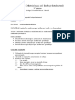 2° Condiciones Fisiológicas, Fisicas, Psicológicas