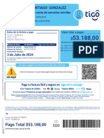 Hola, Santiago Santiago Gonzalez: Pago Total $53.188,00