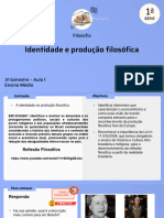 AULA 1 Identidade e Produção Filosófica