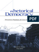 Rhetorical Democracy and Civic Engagement - Gerard Hauser (Additional)