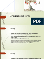 Week 9 Gravitational Force