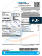 Factura Debito ECOGAS Nro 0401 44124333 000020140654 Cuy