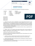 Atividade 2ºtrimestre Av1 Quimica