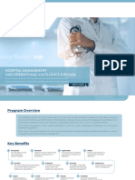 Hospital Management and Operational Excellence Diploma - Brochure