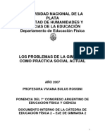 Los Problemas de La Gimnasia Como Práctica Social Actual - Bulus