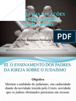 o Ensinamento Dos Padres Da Igreja Sobre o Judaísmo