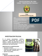 Investigacion Policial