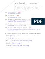 Solutions For Exam #2: False