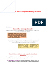 2.2-B Respuesta Inmunológica Adaptativa Celular y Humoral