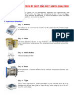 Grain Size Analysis by Wet and Dry Sieving