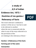 Law of Evidence