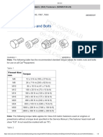 Cat Metric (ISO) Fasteners (SENR3130-23)