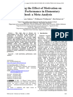 Confirming The Effect of Motivation On Teacher Performance in Elementary School - A Meta-Analysis