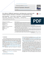 Are Adverse Childhood Experiences and Depression Associated With Impaired Glucose Tolerance in Females? An Experimental Study