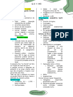 G.O Ii M2: Sangramentos No Segunda Metade Da Gravidez