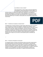 A Ética Da Inteligência Artificial No Setor de Saúde