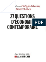 27 Questions D'economie Contemporaine