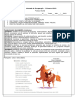 5 Ano - Av2 História e Geografia - 4º Bim 2023 - Elenita