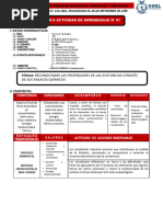 Sesión de Aprendizaje N°01 - Enlaces Químicos