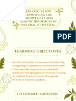 Strategies For Conserving The Biodiversity and Genetic Resources of Natural Ecosystem PDF