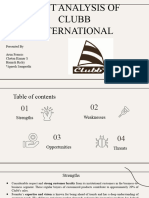 ArunFrancis-SWOT Analysis of Clubb International